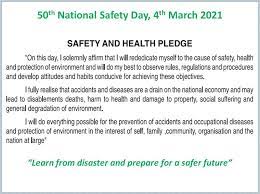 Schools and colleges often preach about road safety to children and students. Safety Pledge Oath In English Hindi And Marathi For 50th National Safety Day 2021 Hse And Fire Protection Safety Ohsa Health Environment Process Safety Occupational Diseases