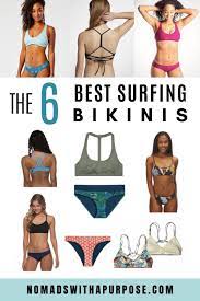 7 Best Surf Bikinis Top Swimwear Brands For Active Women Nomads With A Purpose Surf Bikinis Surfing Bikinis Bikinis