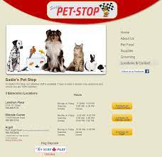 At the pet stop, we groom all kinds of animals, including dogs & cats. Ui Redesign For Sadies Pet Stop Pet Shop On Behance
