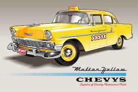 Image result for Federal Yellow 1956 Taxi