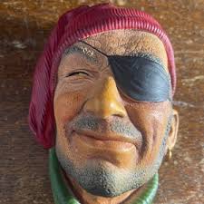 1985 Titled "smuggler" Legend Product Handpainted Plaster Molded Wall  Plaque England, Signed by Fred Wright