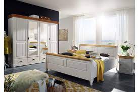 Schlafzimmer aus massivem kiefernholz ✓ 30 tage rückgaberecht ➤ jetzt online kaufen bei schlafzimmer weiß, kieferfarben. Pure Natur Landhaus Schlafzimmer Kombi Weiss Mobel Letz Ihr Online Shop