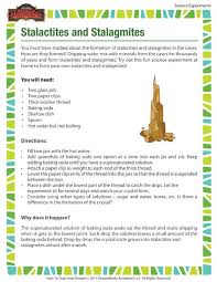 Stalactites And Stalagmites Scientific Experiment For Kids School Of Dragons Cool Science Experiments Easy Science Experiments Fun Science