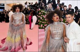 Priyanka chopra is a vision in white as she arrives for the promotions of the. Power Couple Priyanka Chopra Nick Jonas Look Glamorous At Met Gala 2019 The New Indian Express