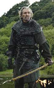 Only One Shot Clive Russell As Brynden Blackfish Tully Wearing The Fantastic Tully Armor Tully Blackfish Tully Game Of Thrones