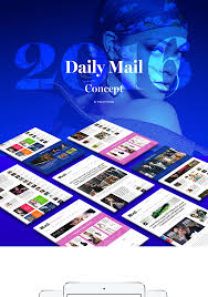 Some logos are clickable and available in large sizes. Daily Mail Redesign Concept On Behance