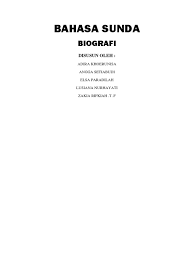 Tulisan ngeunaan kahirupan saurang jalma disebut. Pengertian Jeung Pembahasan Biografi