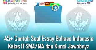 We did not find results for: Lengkap 45 Contoh Soal Essay Bahasa Indonesia Kelas 10 Sma Ma Dan Kunci Jawabnya Terbaru Bospedia