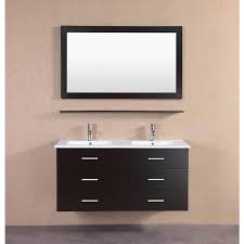 modern espresso wall floating 48 inch