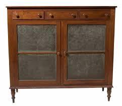 Jeffrey S Evans Associates Pie Safe Punched Tin Primitive Furniture