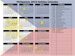 Philippines 2019 Holidays Blank Editable Printable Calendar Calendar 2019 Printable Holiday Calendar School Holiday Calendar Holiday Calendar Printable