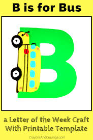My name is bethany cornelia walker johnson, and i am the owner of bcraft designs. Letter B Craft With Printable B Is For Bus Letter Of The Week