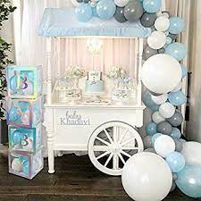 Amazon Com Baby Shower Decorations For Girl Balloon Box Transparent 1st Birthday Party Decorations Boy Birthday Decorations Baby Shower Decorations For Boys