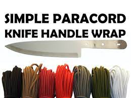 How to braid paracord on a knife handle. How To Wrap A Knife Handle With Paracord Simple 3 5 Minute Wrap Youtube