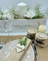 E come potrebbe essere un tableau a tema ulivo? Cuore Segnaposto Matrimonio Personalizzato Con Nome