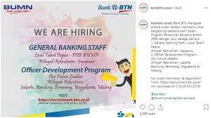 Seharusnya setiap pelamar menjatuhkan lamaran keberbagai perusahaan dengan bidang sesuai kriteria pendidikannya. Lowongan Kerja Bumn Bank Tabungan Negara Persero Formasi General Banking Staff Dan Odp Tribunnews Com Mobile