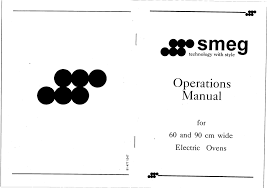 The eco function is great for cooking small quantities of food. Smeg Fs64mf A Operating Instructions Manualzz