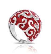 Belle Etoile Royale Red Ring Morris Jewelry Jewelry Red Rings Fine Jewelry
