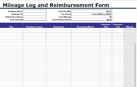 30 Printable Mileage Log Templates Free Template Lab