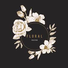 Download Round Floral Label For Free Vector Free Floral Logo Illustrator Tutorials Logo