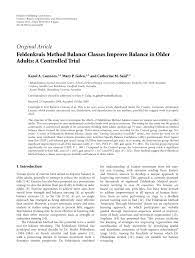 —moshe feldenkrais the feldenkrais method is a unique blend of science and aesthetics. Pdf Feldenkrais Method Balance Classes Improve Balance In Older Adults A Controlled Trial