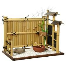 .rocks helps increase mindfulness, making mini zen gardens a great activity to unwind during contemporary mini zen gardens feature modern elements such as colored sand, mini trees and. Oriental Furniture Zen Bamboo Mini Rock Garden Amazon In Garden Outdoors