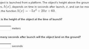By splitting the algebra up into sections, you only need to concentrate on one aspect at a time! Quadratic Word Problems Standard Form Practice Khan Academy