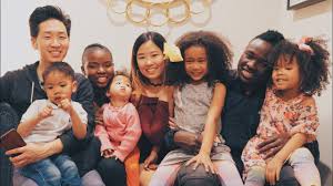 Black And Korean Mixed Kids Our Korean And Black Family Reunion Biracial Love Interracial Family Black Families