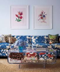 It's pretty awesome and here is the how and why of her coffee table challenge. Pattern Play Florals Emily Henderson Floral Sofa Decor Floral Couch