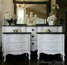 Unavailable Unavailable French Provincial Glam Boudoir Bedroom Set Black French Provincial Bedroom Furniture Vintage Bedroom Sets Vintage Bedroom Furniture
