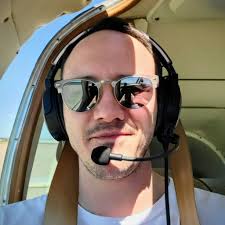 Dan Millican flying a mission for Operation Airdrop.