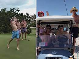 Rickie Fowler & Jordan Speith Ditch Their Shirts for Spring Break Golf Trip  (VIDEO)