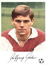 1. FC Köln Wolfgang Weber mit Autogramm