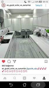 Cift Tezgahli Mutfak Modeli Ev Dekorasyon Fikirleri Ic Tasarim Mutfak Ev Dekorasyonu