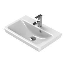 Nameeks Porto Wall Mounted Bathroom Sink In White Cerastyle 068000 U One Hole The Home Depot Wall Mounted Bathroom Sinks Rectangular Sink Bathroom Sink