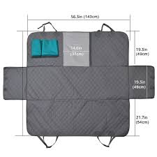 I even tried to set it up as a dog car seat hammock in my 3rd row seats (as seen in the large photo above) — since that is a long bench seat. Prodigen Dog Car Seat Cover Waterproof Pet Transport Dog Carrier Car Backseat Protector Mat Car Hammock For Small Large Dogs Moda Trip
