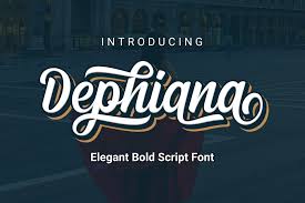 Dephiana 275624 Script Font Bundles Bold Script Font Free Script Fonts Script Fonts