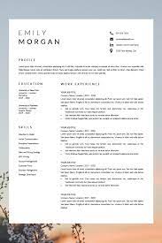 If you're looking for a way to bring your application to life, put a face to your name with a headshot resume template and cover letter combo. Professional Resume Format Best Resume Writers Creative Resume Builder Resume Outline Temp Job Resume Template Resume Design Professional Resume Template