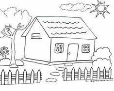 Najwa ikut latihan mewarnai yang diadakan atas kerjasama antara mangrove park mempawah dan khachifa pontianak. Gambar Rumah Untuk Mewarnai Anak Tk Paud Planet Coloring Pages Coloring Pages Coloring Books