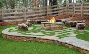 Diy propane fire pits can be a snap to install if you purchase a manufactured bowl or other design that requires only minimal assembly. Fire Pit On Grass 6 Photo Ideas And The Safety Tips Inspira Building