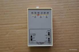 Used Dometic 3105058 Duotherm Heat Cool Furnace A C Thermostat Analog Furnace Furnace Filters Thermostat