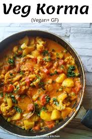 Vegetable Korma Veg Kurma Vegan Gluten Free My Dainty Kitchen Recipe In 2020 Indian Food Recipes Vegetarian Korma Veg Recipes