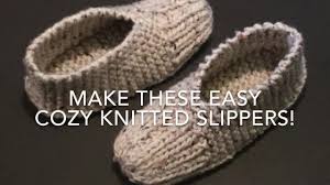 Knitted Slippers Easy For Beginners