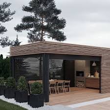 J Adore Ca Le Bois Comme Celui Ci Aurait Fiere Allure Quelque Part A L Entree De La Maison M Decojardinex Outdoor Garden Rooms Patio Design Backyard Patio