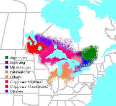 Map Showing Location Of Algonquin Indians Algonquin Indian Native American Spirituality American Indian History