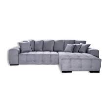 Ecksofa Baracuda Hellgrau Sitztiefenverstellung Ecksofas L Form Sofas Couches Mobel Sofa Ecksofas Federkern Sofa