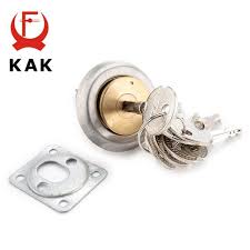 Kak Entrance Door Lock Cylinder Brass Copper Core With Cross Keys For Home Gate Furniture Hardware Review Brass Copper Entrance Door Locks Furniture Hardware