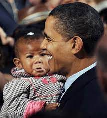 Photos President Obama Soothes A Crying Baby In Japan Foreign Affairs Nigeria