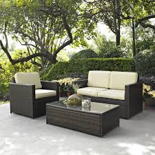 3 Piece Outdoor Patio Furniture Set With Chair Loveseat And Cocktail Table Outdoor Wicker Seating Outdoor Wicker Furniture Wicker Patio Furniture Set