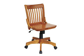 Armless, desk chairs office & conference room chairs : Osp Designs Deluxe Armless Wood Bankers Desk Chair Review